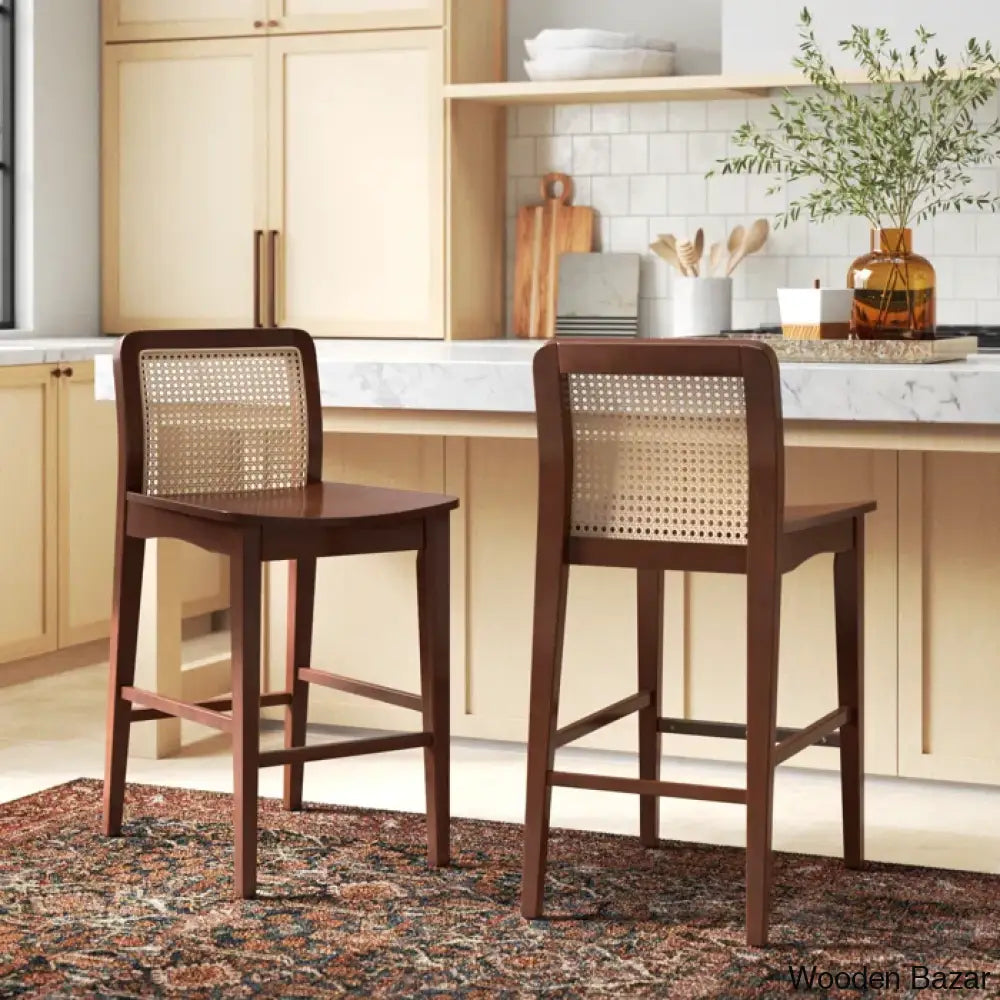 Avaria Swivel Counter And Bar Stool (Set Of 2)