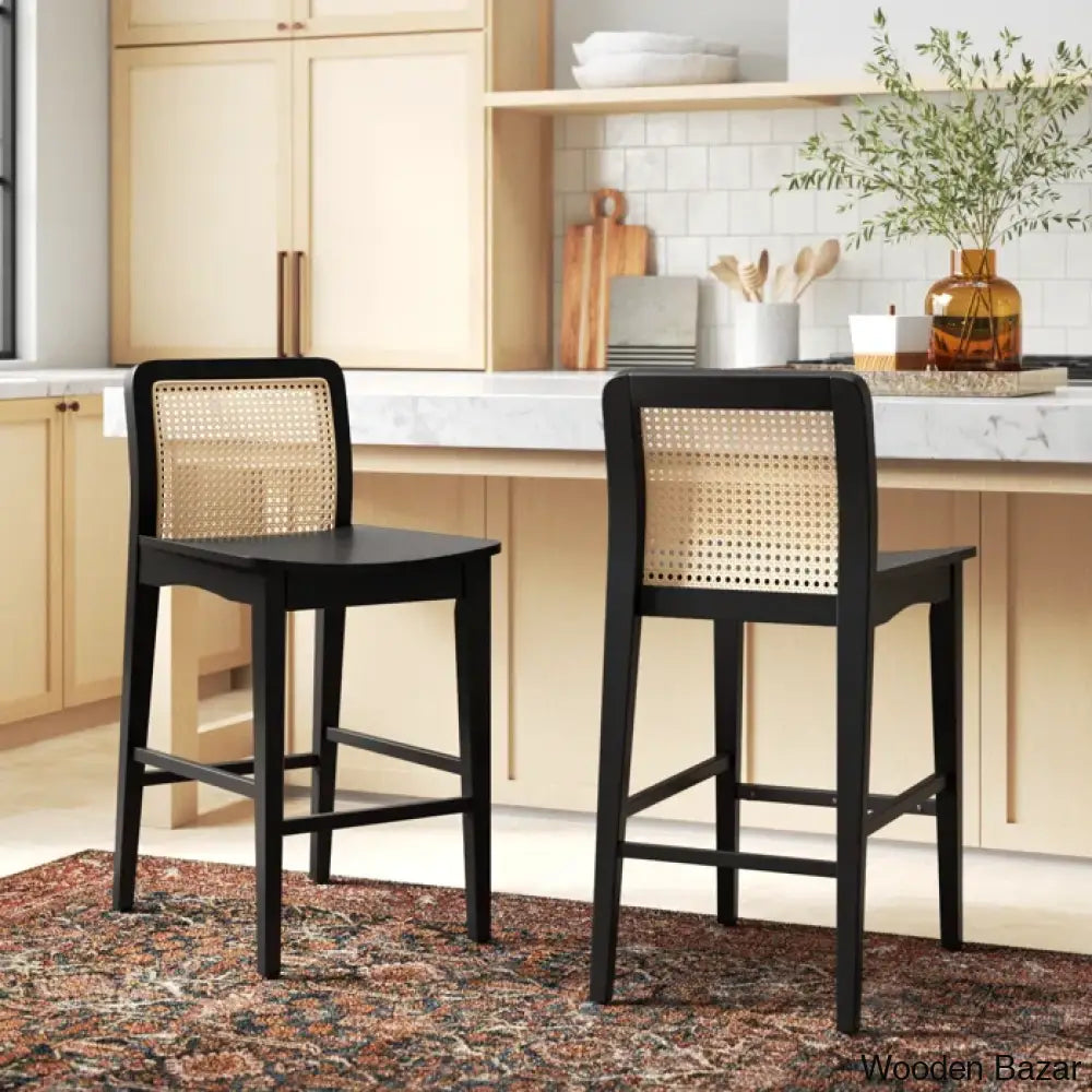 Avaria Swivel Counter And Bar Stool (Set Of 2)