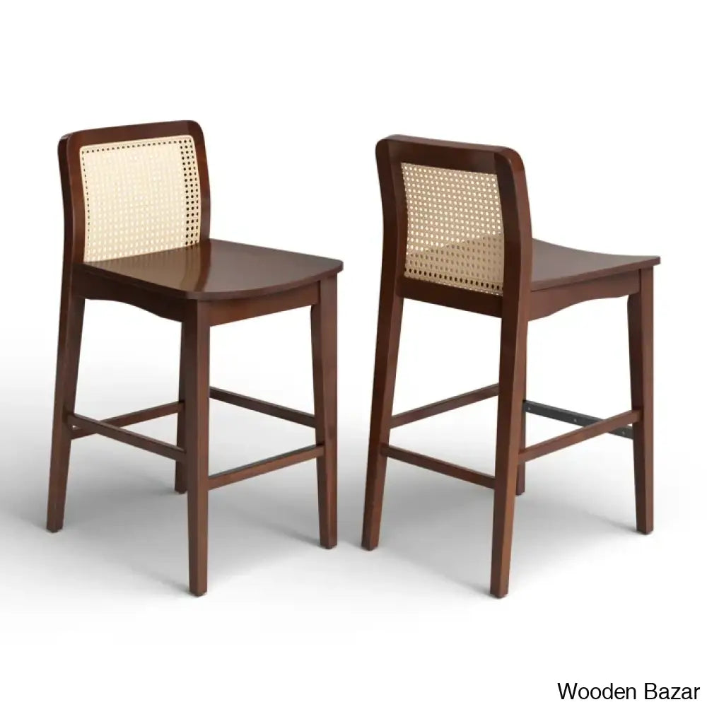 Avaria Swivel Counter And Bar Stool (Set Of 2)