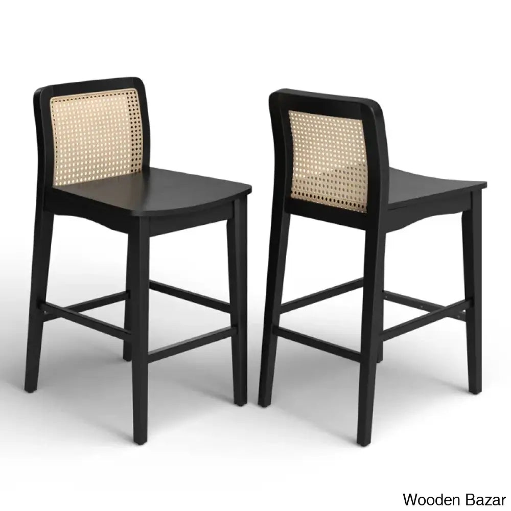 Avaria Swivel Counter And Bar Stool (Set Of 2)