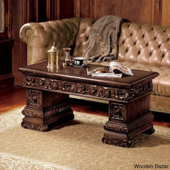 Avignonn Solid Wood Coffee And Center Table