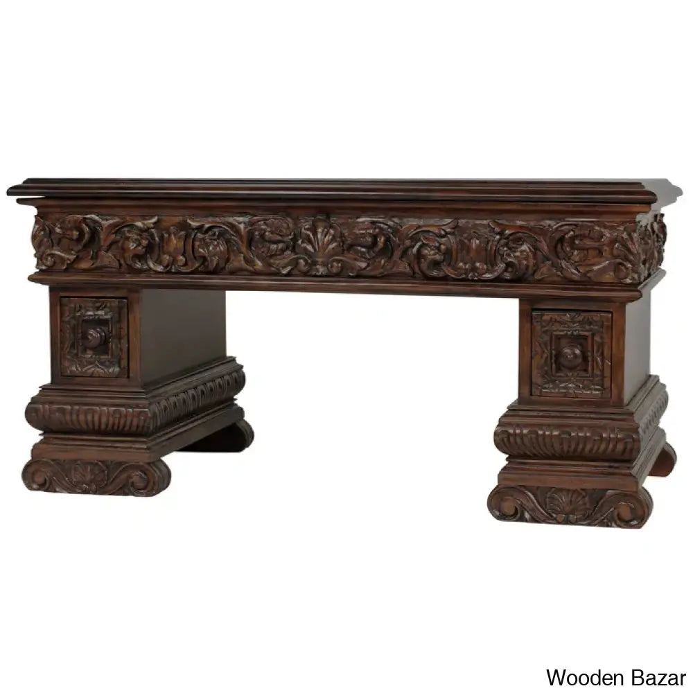 Avignonn Solid Wood Coffee And Center Table