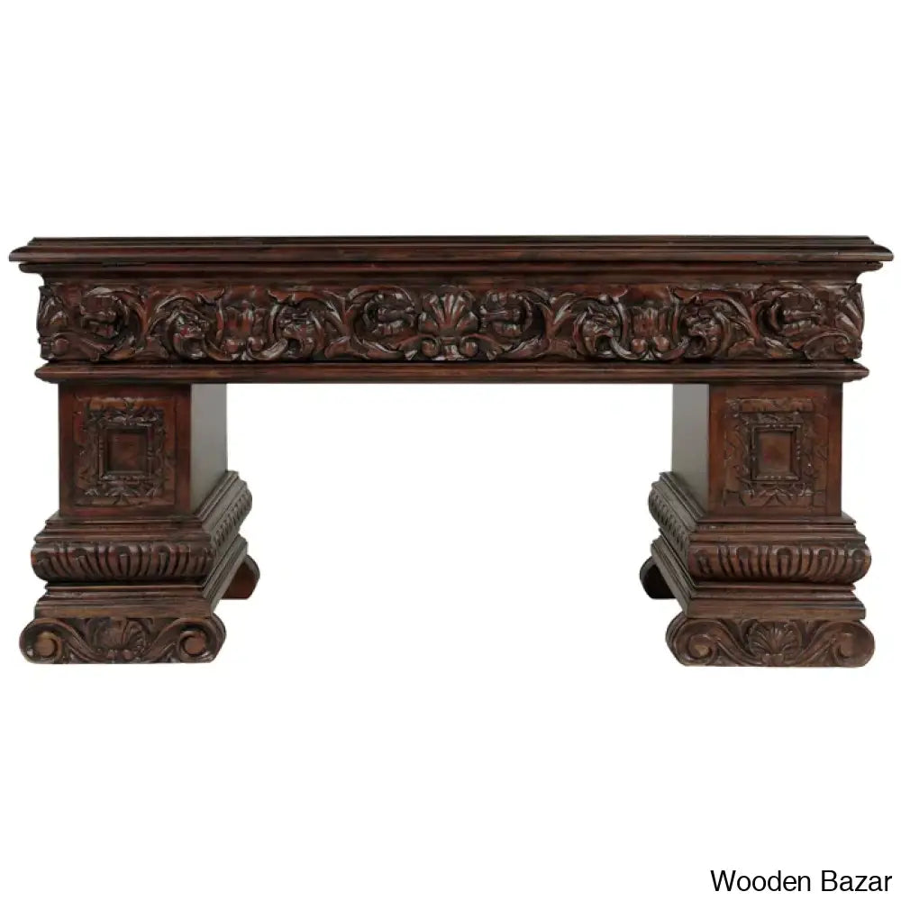 Avignonn Solid Wood Coffee And Center Table