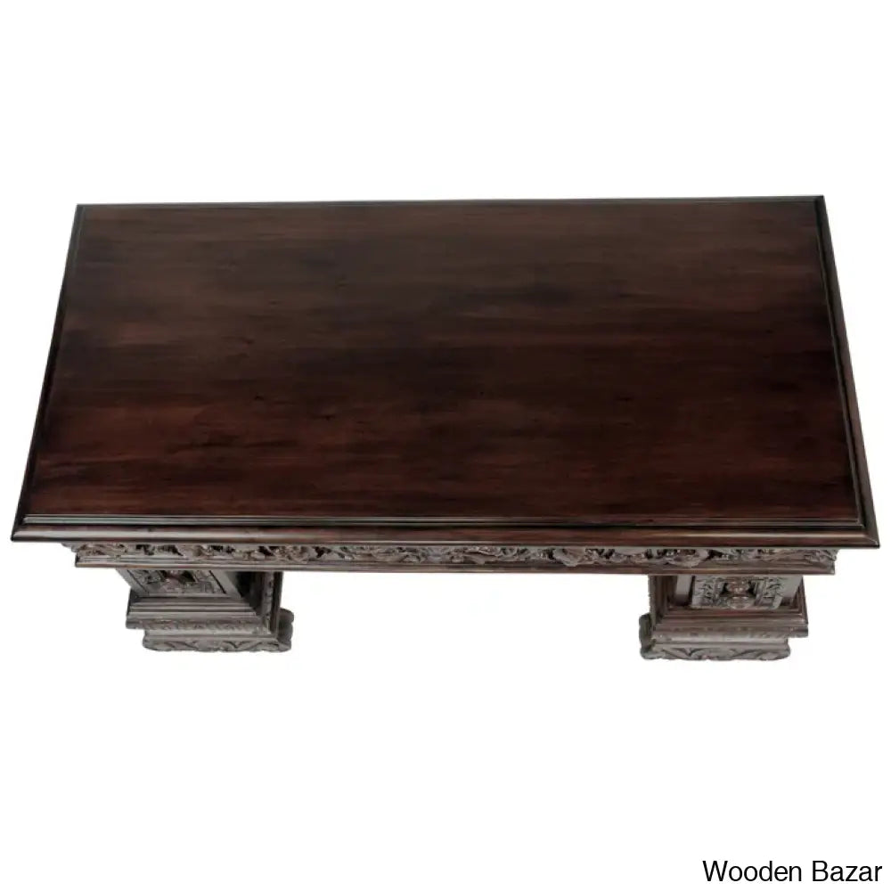 Avignonn Solid Wood Coffee And Center Table