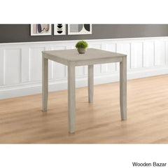 Axes New 4 Seater Wooden Dining Table Set- Bazar