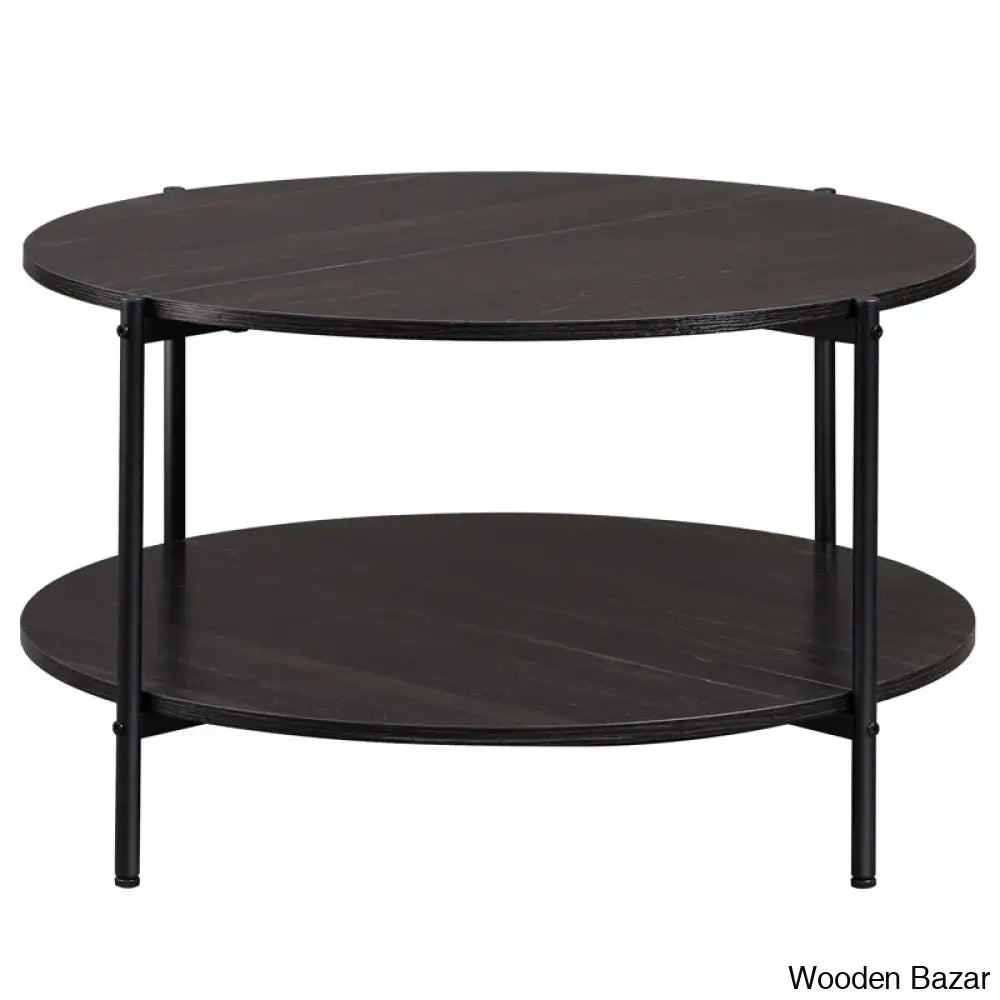 Aydenin Vintage 33’’ Round Coffee And Center Table Storage