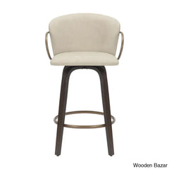 Aydiners Swivel Upholstered 25.6’’ Counter And Bar Stool With Metal Frame (Set Of 2)