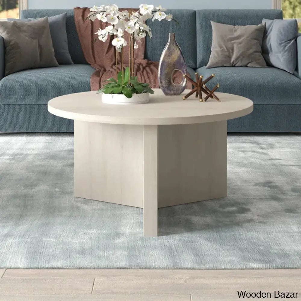 Aylisa Coffee And Center Table Alder White