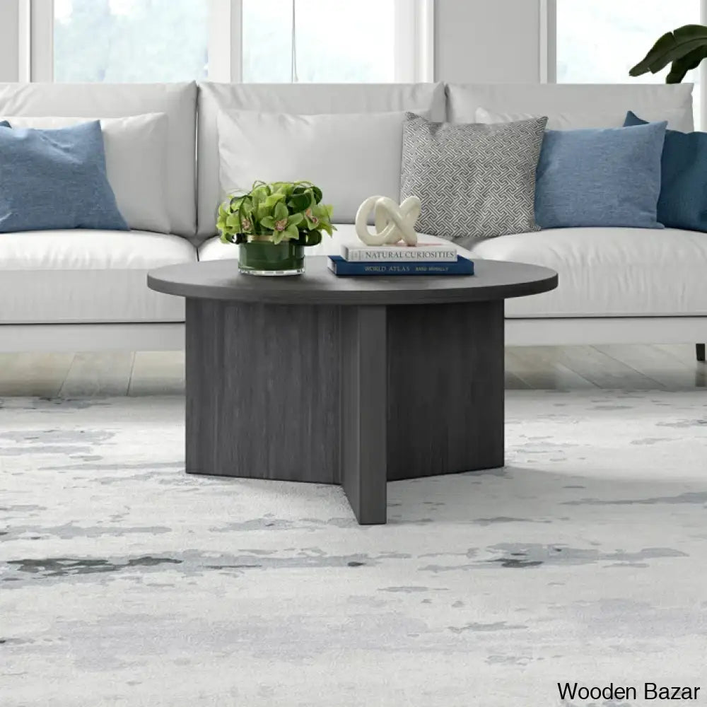 Aylisa Coffee And Center Table Charcoal Gray