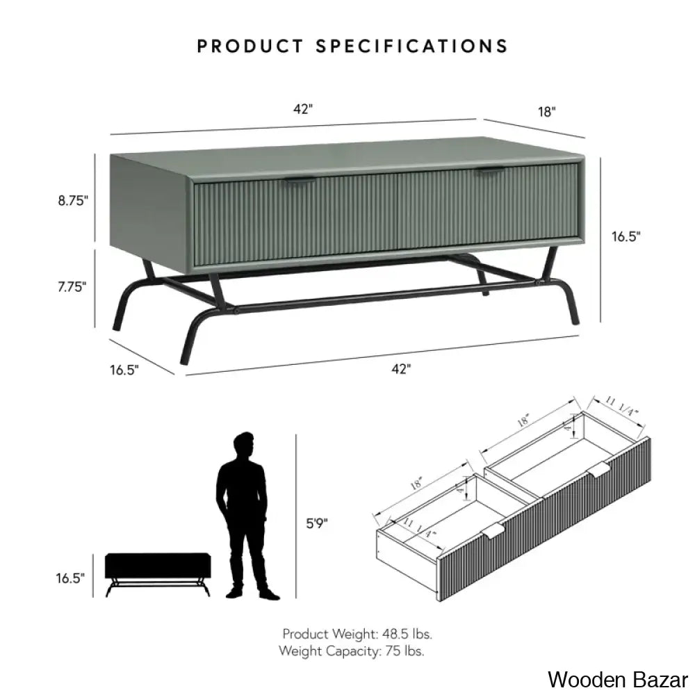 Ayviaz Coffee And Center Table