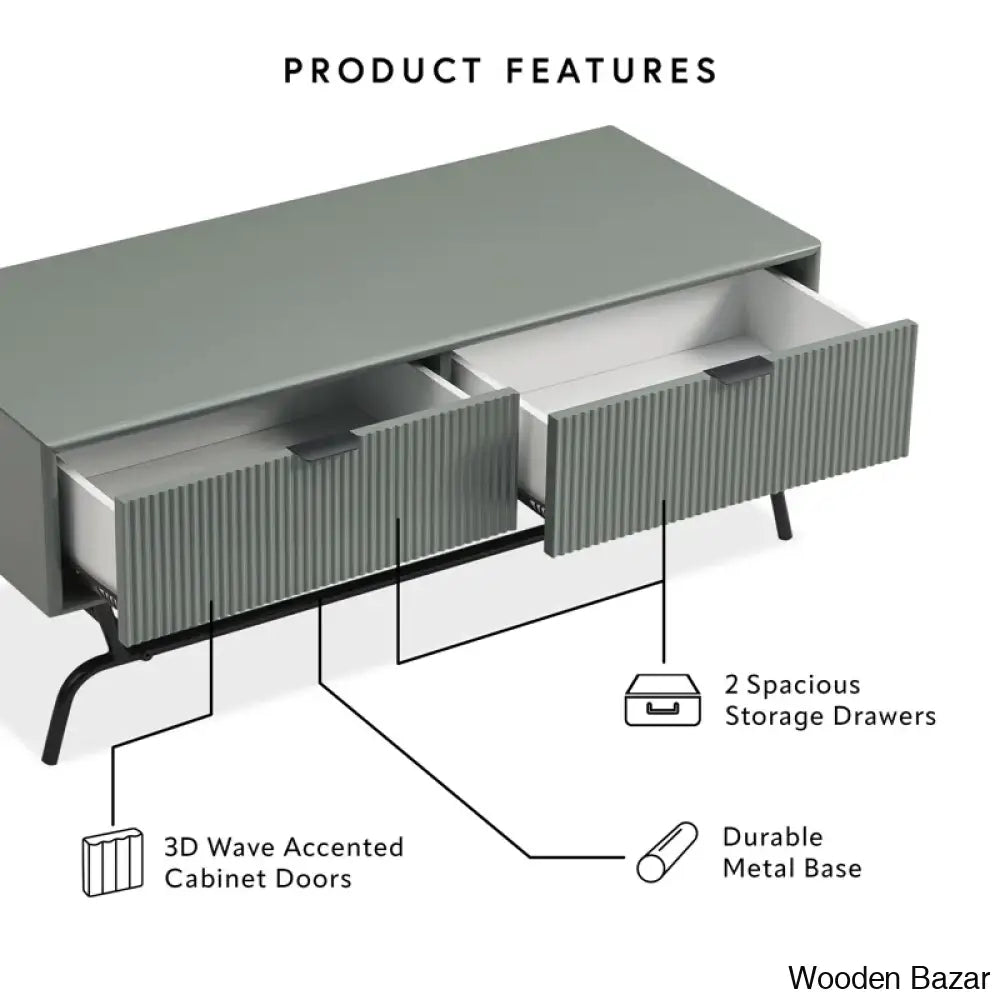 Ayviaz Coffee And Center Table