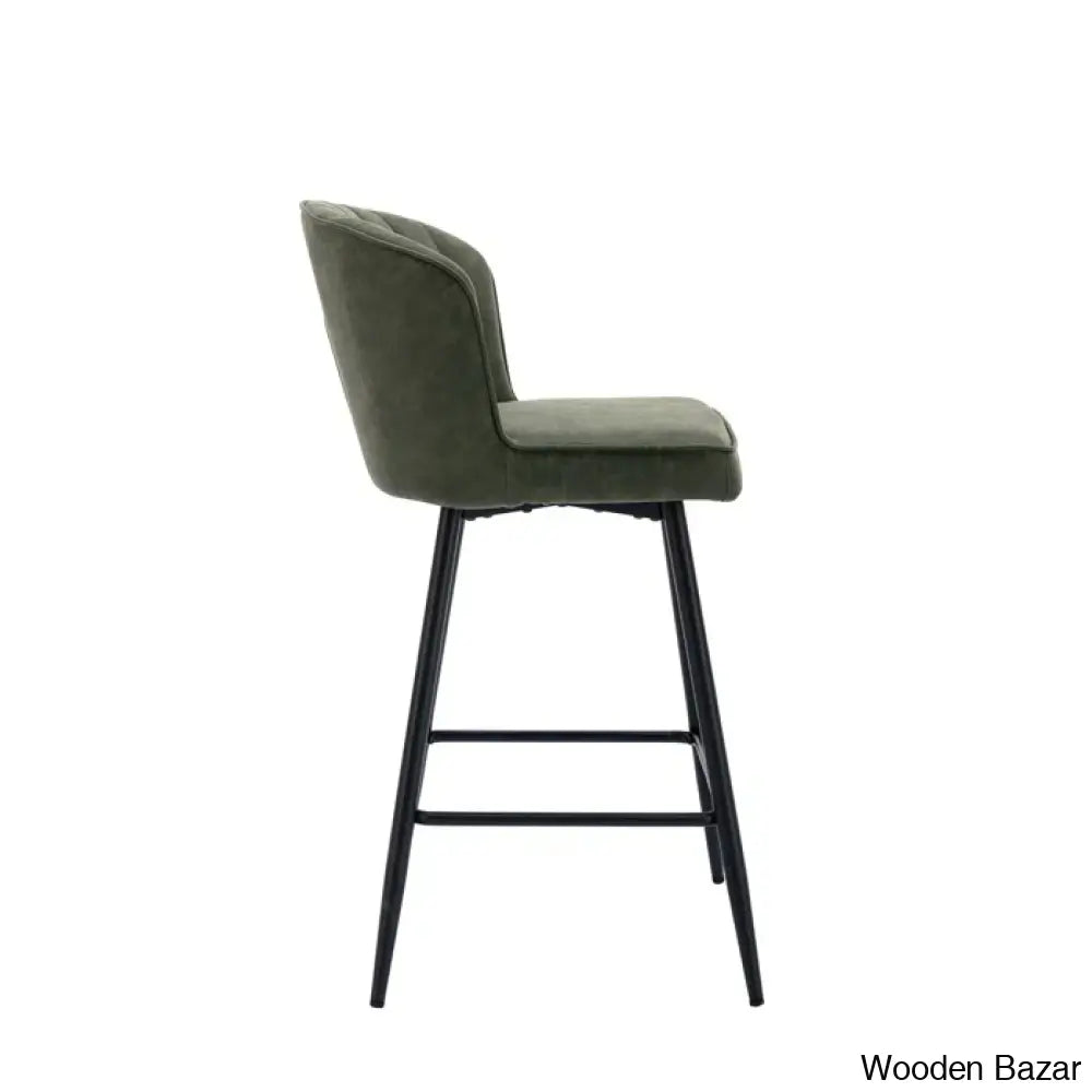 Azarrias Swivel 25.5’’ Counter And Bar Stool (Set Of 2)