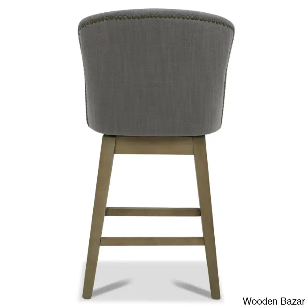 Azenaz Swivel 26’’ Counter And Bar Stool (Set Of 2)