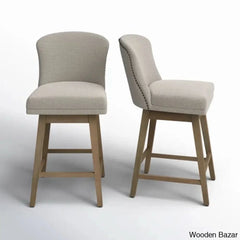 Azenaz Swivel 26’’ Counter And Bar Stool (Set Of 2)