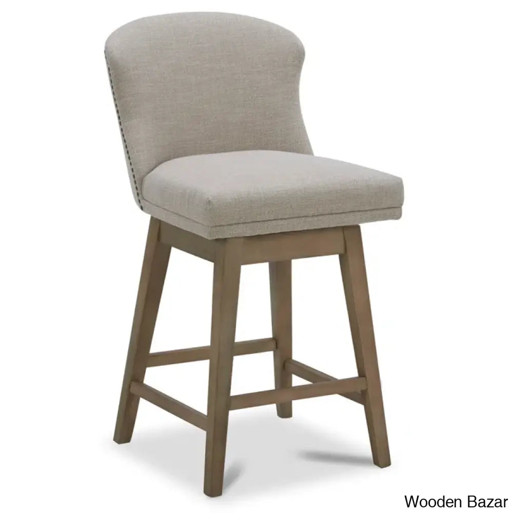 Azenaz Swivel 26’’ Counter And Bar Stool (Set Of 2)