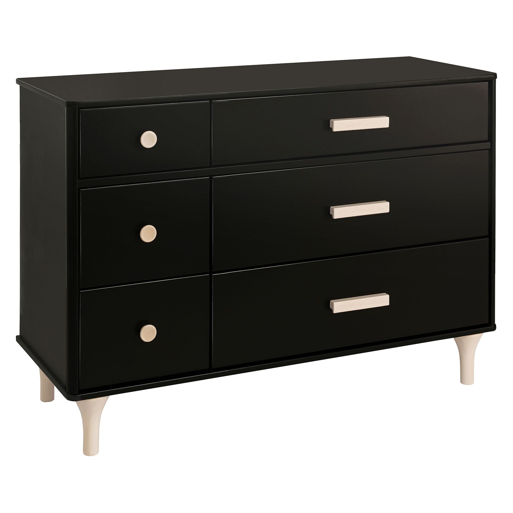 Jelik 6-Drawer Double Dresser - Wooden bazar