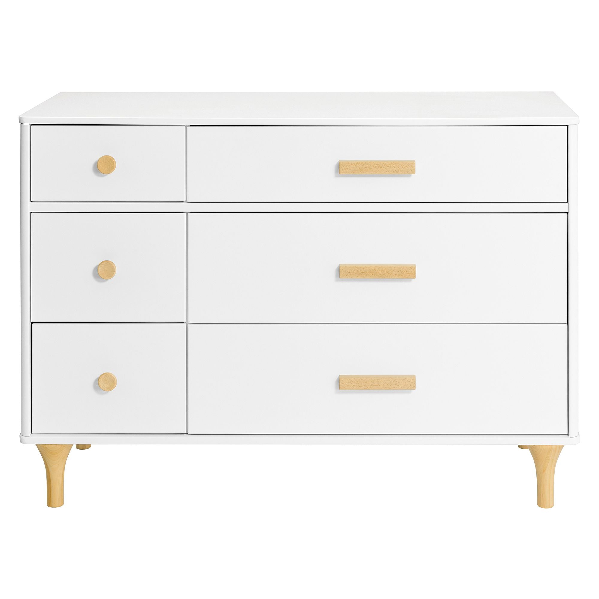 Jelik 6-Drawer Double Dresser - Wooden bazar