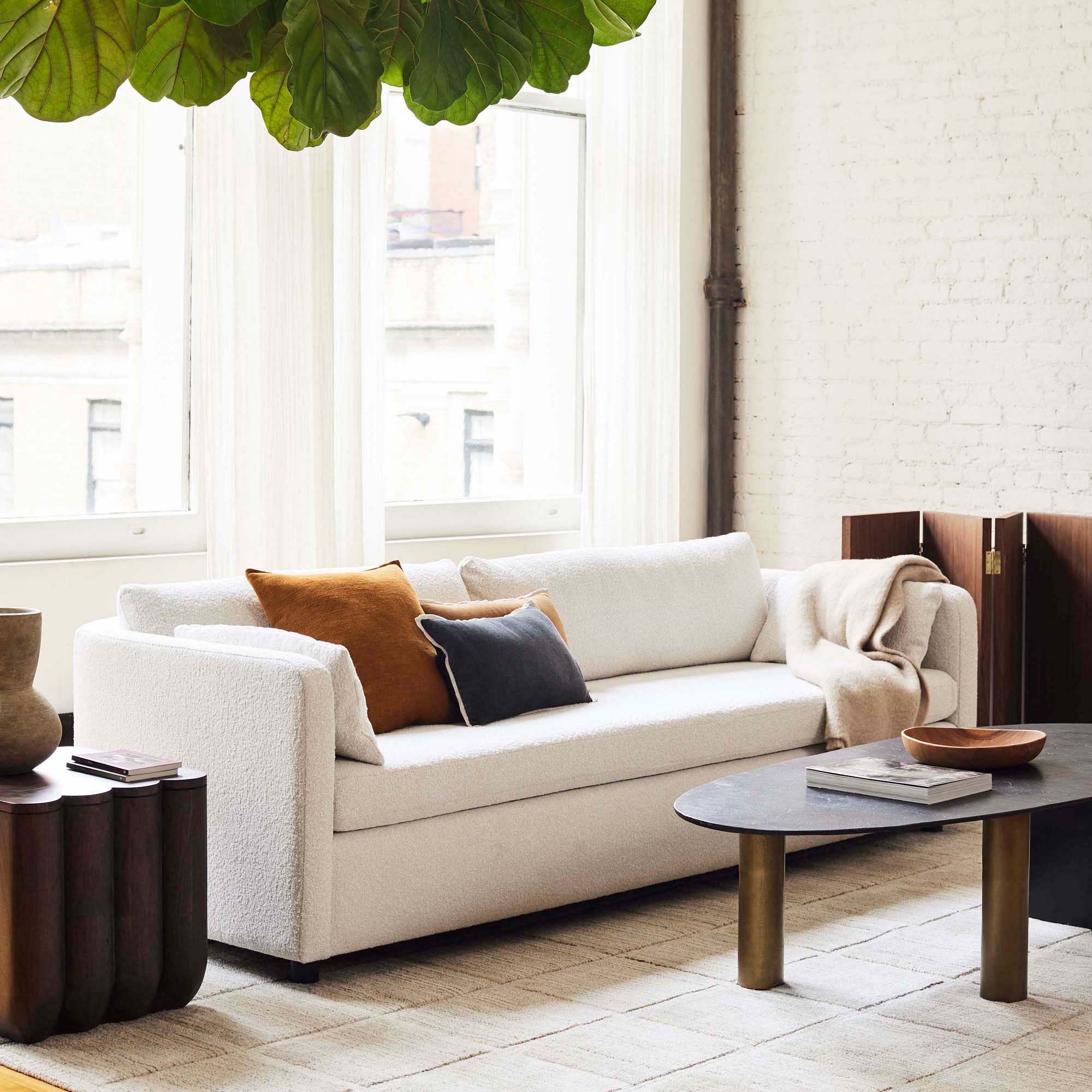 Witerest Aluminum Flat Leg Coffee Table - Wooden Bazar