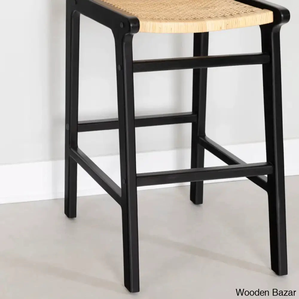 Balkas Swivel Rattan Counter And Bar Stool