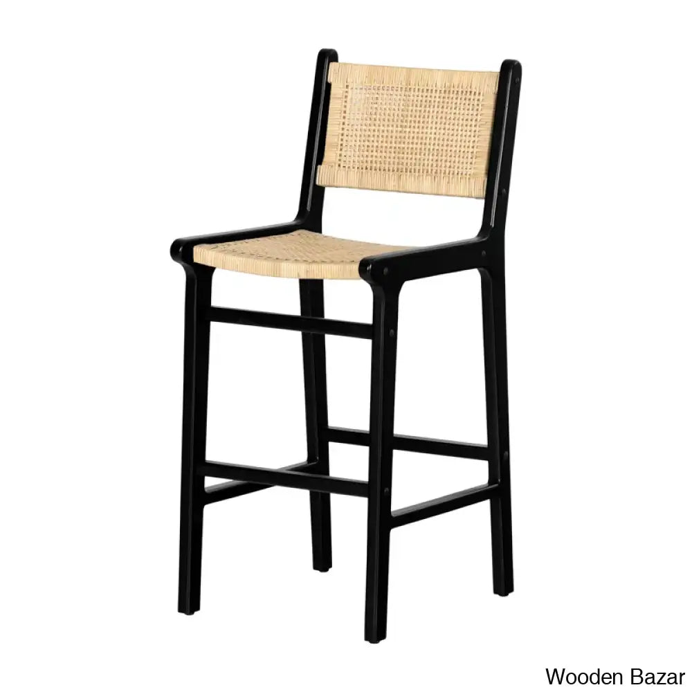 Balkas Swivel Rattan Counter And Bar Stool