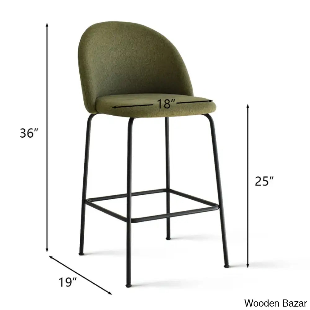 Ballancen Upholstered 25’’ Counter And Bar Stool