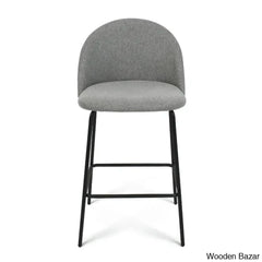 Ballancen Upholstered 25’’ Counter And Bar Stool Gray / Single Chair