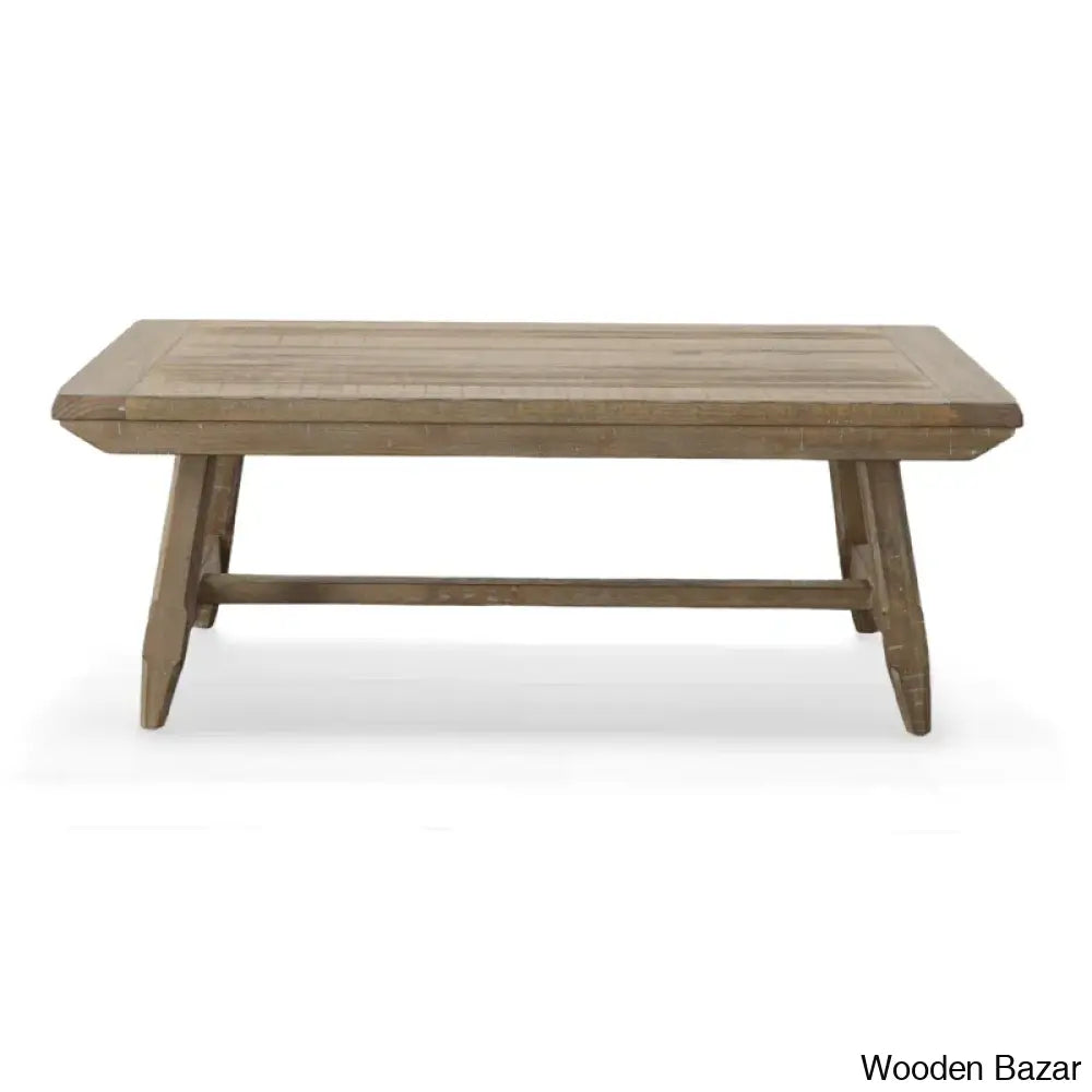 Banjeeto Solid Pine Coffee And Center Table