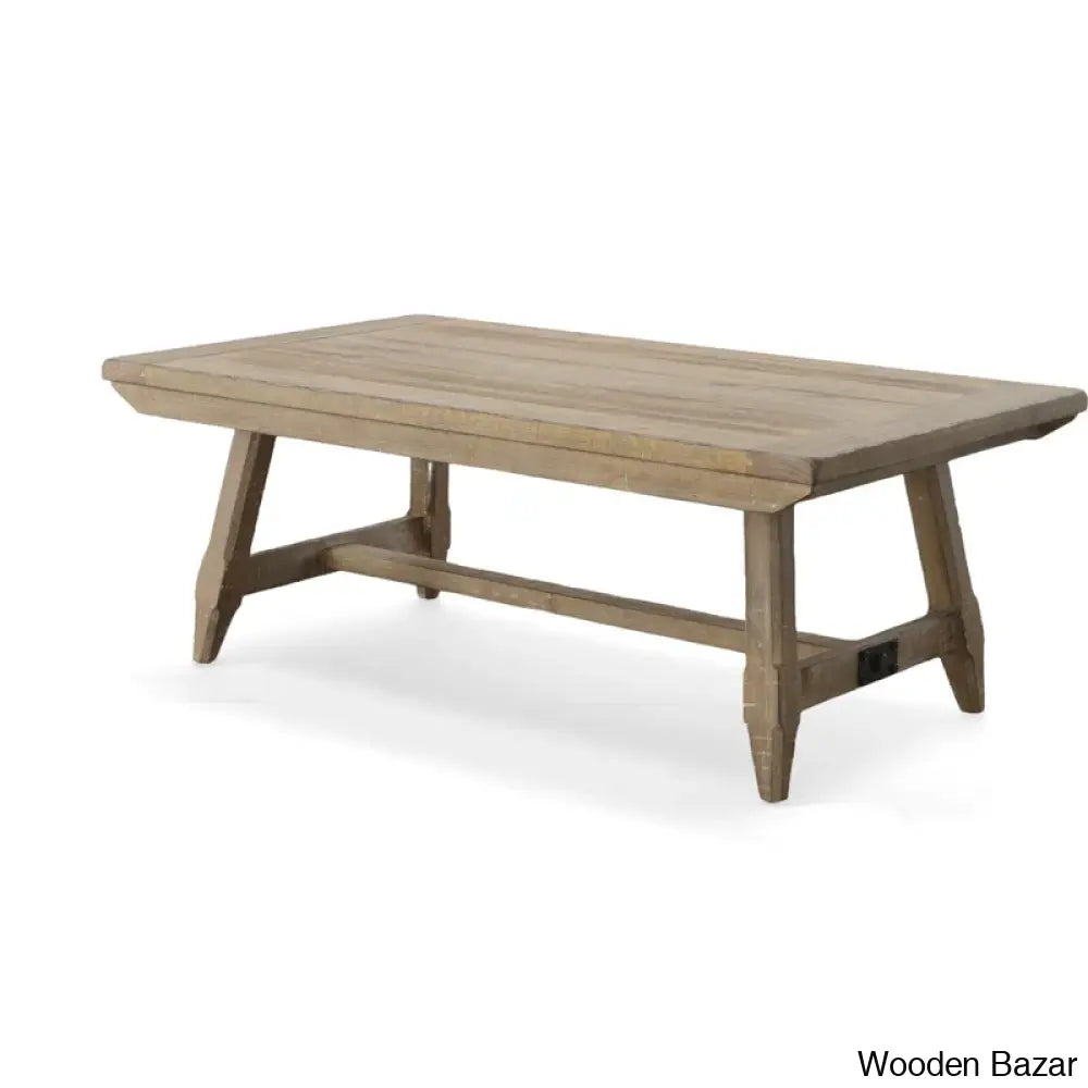 Banjeeto Solid Pine Coffee And Center Table