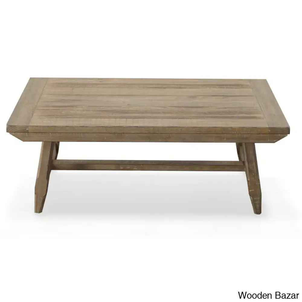 Banjeeto Solid Pine Coffee And Center Table