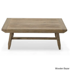 Banjeeto Solid Pine Coffee And Center Table