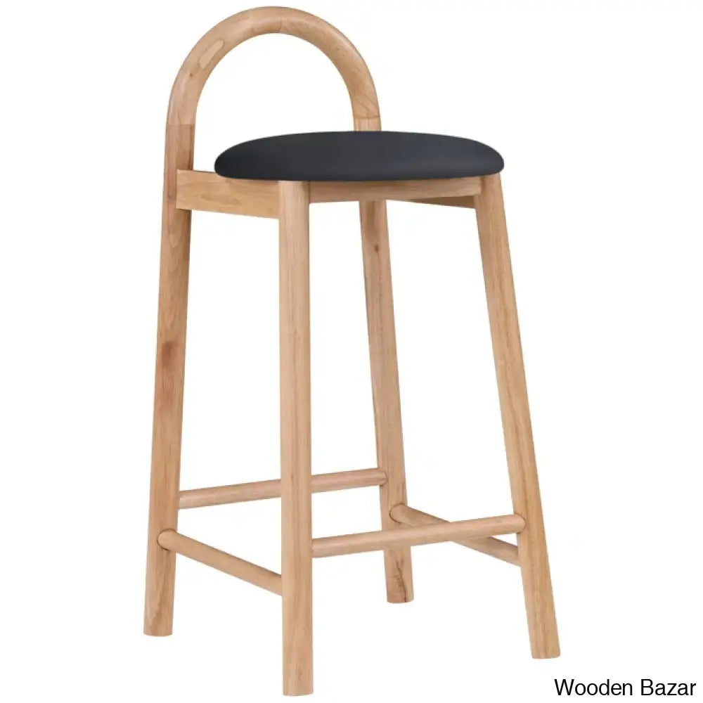 Bartolomeas Swivel Upholstered 27’’ Counter And Bar Stool With Solid Wood Frame