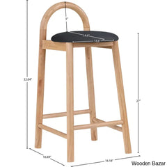 Bartolomeas Swivel Upholstered 27’’ Counter And Bar Stool With Solid Wood Frame