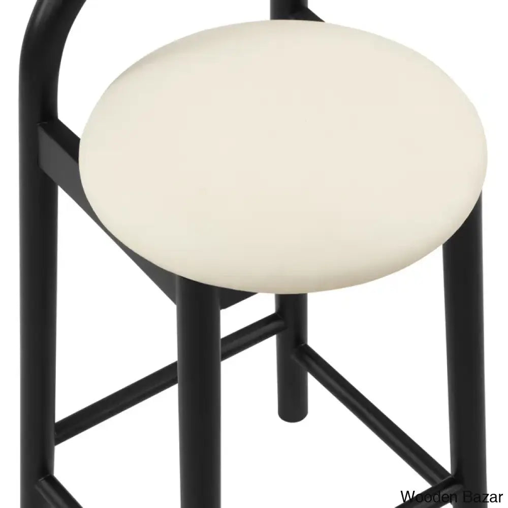 Bartolomeas Swivel Upholstered 27’’ Counter And Bar Stool With Solid Wood Frame