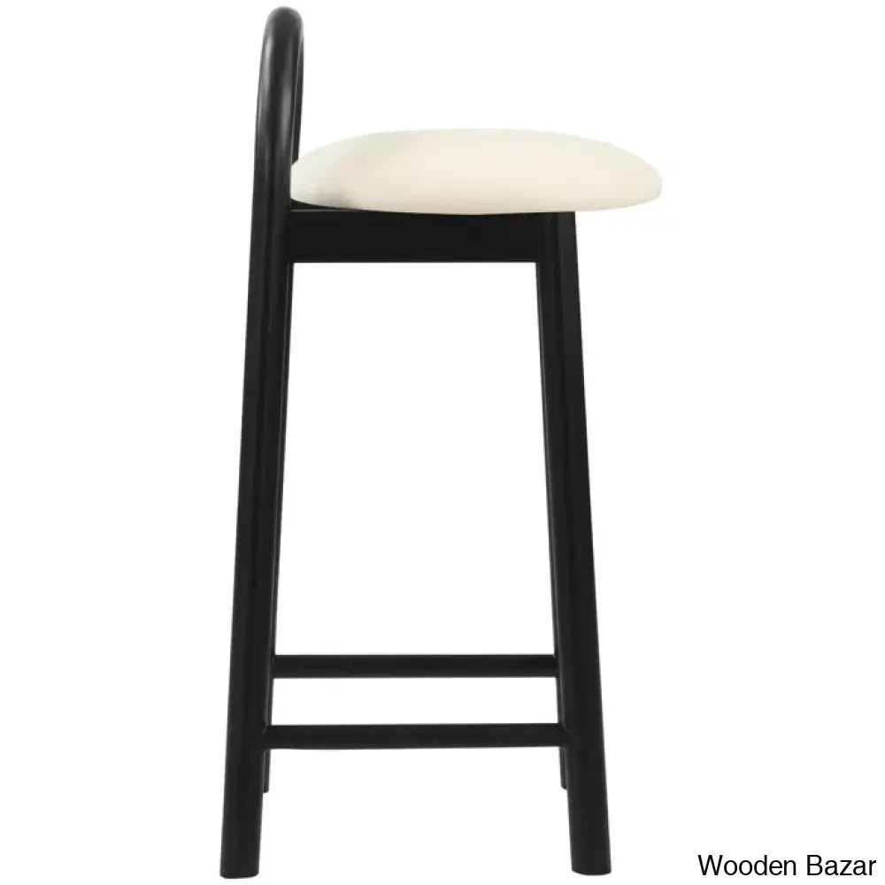 Bartolomeas Swivel Upholstered 27’’ Counter And Bar Stool With Solid Wood Frame