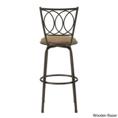 Baschen Swivel Adjustable Height Counter And Bar Stool (Set Of 3)