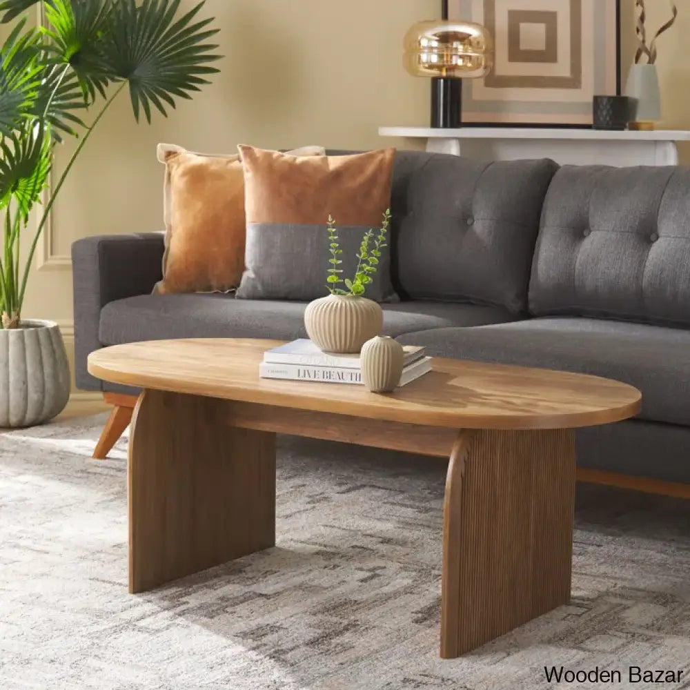 Bearlo Single Coffee And Center Table Natural