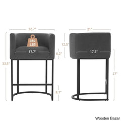 Bechtoldo Upholstered 27’’ Counter And Bar Stool (Set Of 2)