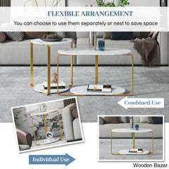Beesonin Nesting Coffee And Center Table