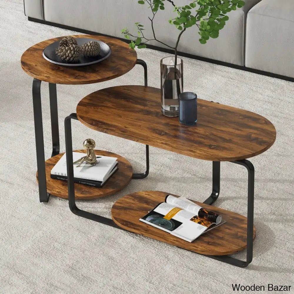 Beesonin Nesting Coffee And Center Table