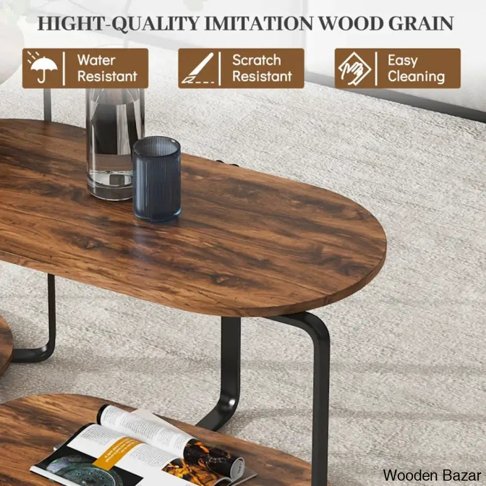 Beesonin Nesting Coffee And Center Table