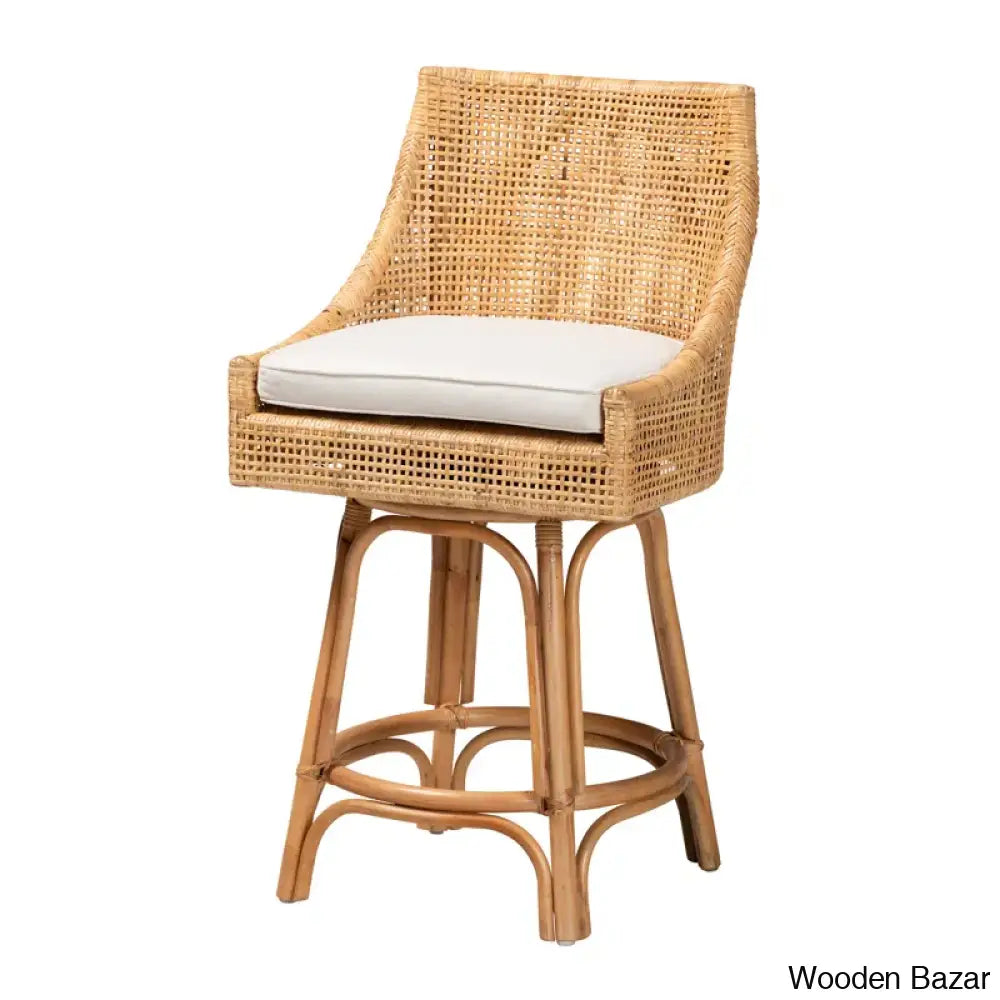 Bellaz 360 Swivel Rattan Counter & Bar Stool