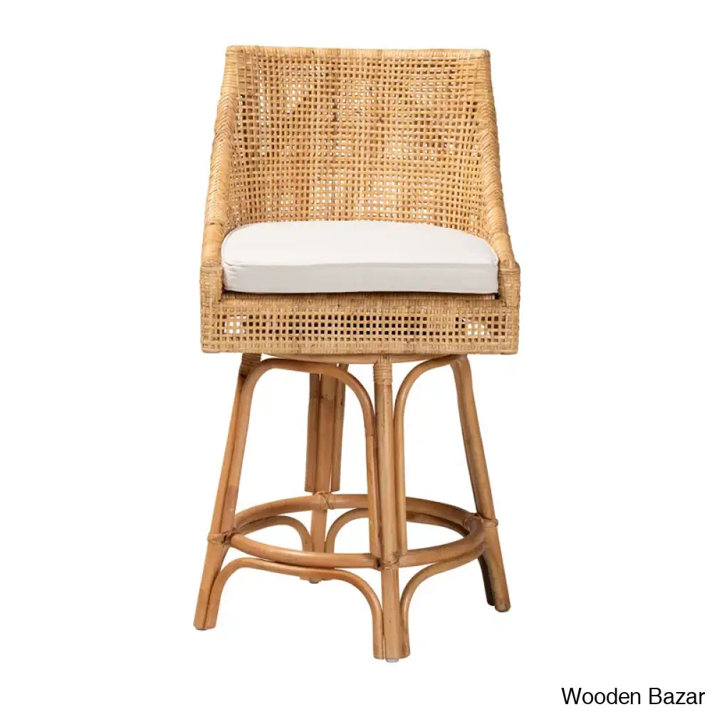 Bellaz 360 Swivel Rattan Counter & Bar Stool