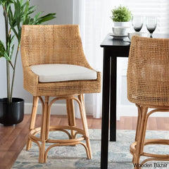 Bellaz 360 Swivel Rattan Counter & Bar Stool