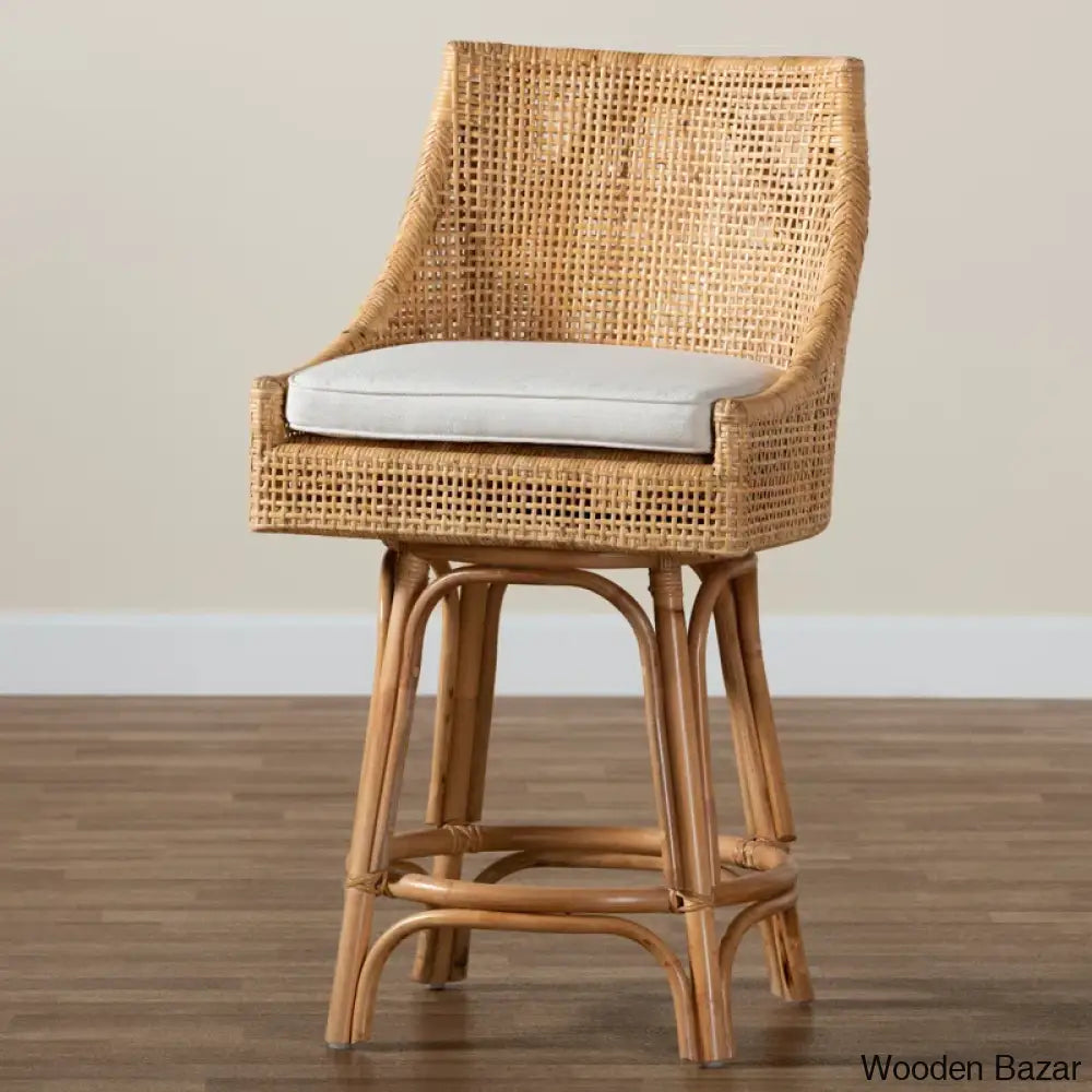 Bellaz 360 Swivel Rattan Counter & Bar Stool