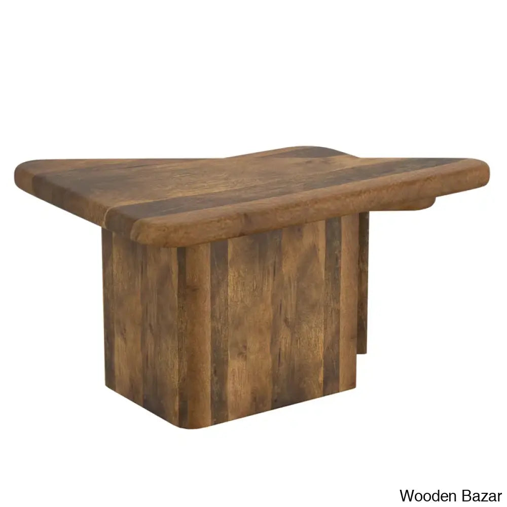 Bellinw Solid Wood Nesting Coffee And Center Table