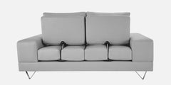 Grey 3-seater James Leatherette Sofas by :- Wooden Bazar