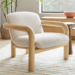 Auin Wifkart Upholstered Chair - Wooden bazar