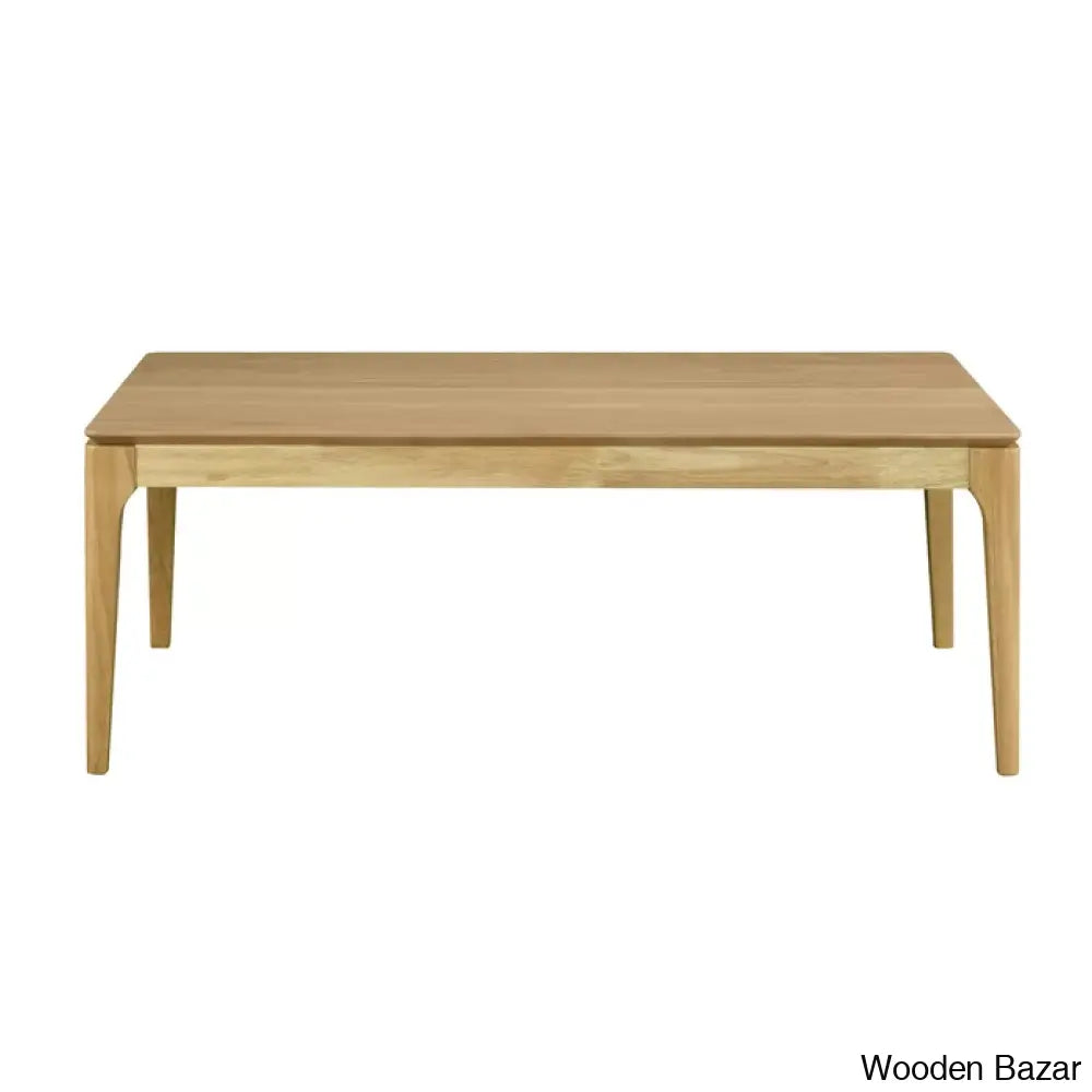 Berendos Coffee And Center Table Natural Oak / Walnut