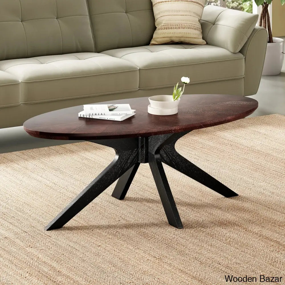 Berglined Solid Wood Single Coffee And Center Table