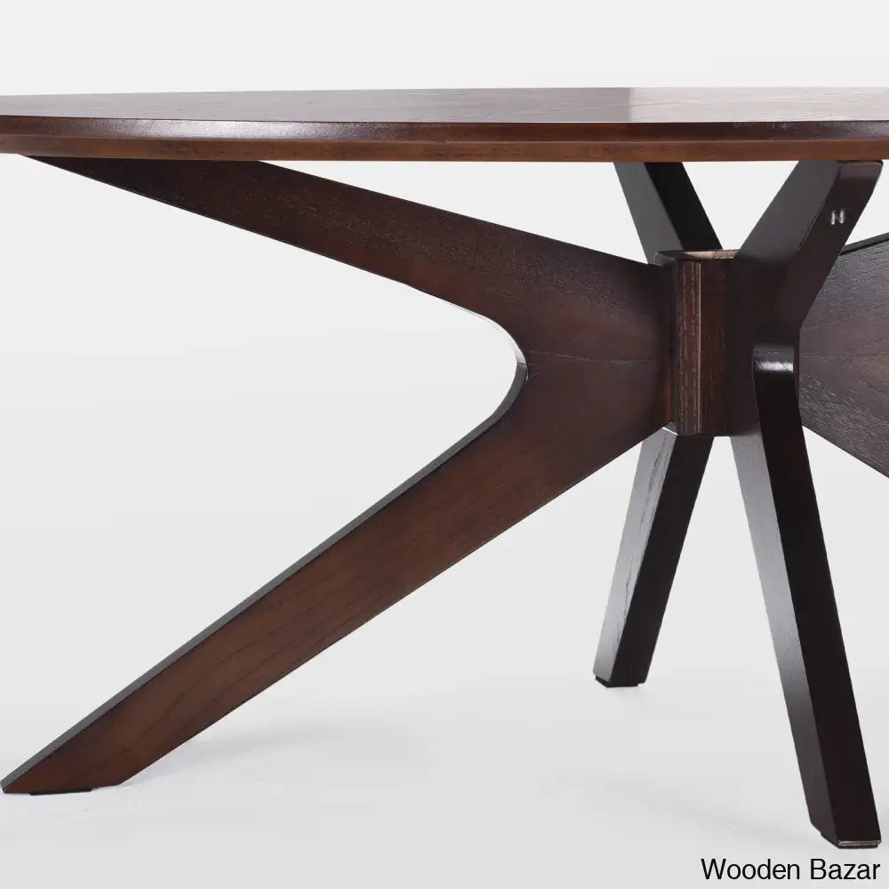 Berglined Solid Wood Single Coffee And Center Table